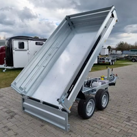 Nouvelle remorque basculante complète en fer 259x143 cm / 15001-20000 kg