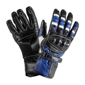 Guantes Tácticos de Cuero Real para Motocicleta, Protector Completo Impermeable para Motociclistas, Forro de Invierno, Suministro Al por Mayor - Product Image 3