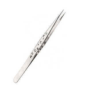 Pinzas para pestañas de acero inoxidable de alta calidad, aplicador de Punta puntiaguda, nueva herramienta de belleza - Product Image 3