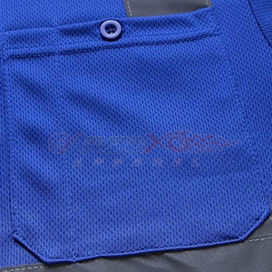 Camiseta Polo de seguridad ANSI Clase 1 de alta visibilidad, resistente al agua para trabajos en climas cálidos, Impresión de logotipo personalizado reflectante, servicio OEM - Product Image 5