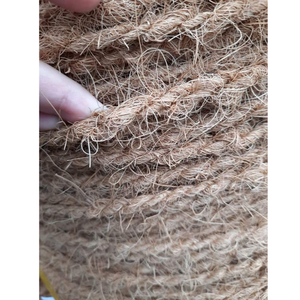 Natural <b>rope</b> made of coconut husk used <b>for</b> gift wrapping home accents plant binding and rustic product displays - Product Image 3