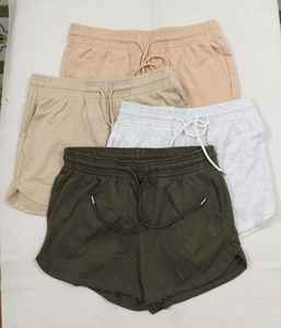 กางเกงกีฬาขาสั้นเอวสูงสำหรับผู้หญิงกางเกงวิ่งขาสั้นเอวใหญ่พิเศษระบายอากาศเซ็กซี่ - Product Image 6