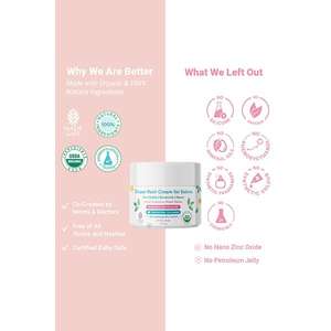 Crema orgánica para pañales de bebé, Etiqueta Privada para calmar y proteger la piel sensible, crema curativa para bebés, bálsamo para pañales - Product Image 3