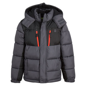 Veste d'hiver à bulles rembourrée pour hommes de haute qualité personnalisée OEM fermeture à glissière lettre motif col en O vente en gros rue principale - Product Image 1