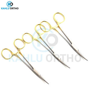 คีมหนีบปลายตรงและปลายแหลมสแตนเลสสำหรับล็อคคีมห้ามเลือดโดย Kahlu กระดูกและกล้ามเนื้อ - Product Image 3