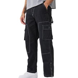 Pantalones Cargo para Hombre, Más Vendidos, con Múltiples Bolsillos, a la Moda, Casuales, Ligeros, 100% Algodón, Transpirables, para Invierno y Verano - Product Image 1