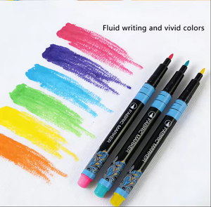 Ensemble de marqueurs textiles Bview Art 20/32/40, <span class=keywords><strong>encre</strong></span> permanente non toxique, certifiée EN71, pointe fine, largeur d'écriture 2-3 mm - Product Image 3