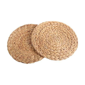 New Process 2024 Water Hyacinth Woven <b>Placemats</b> <b>Round</b> Natural Material From Viet Nam - Product Image 1