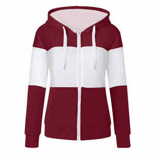 Sudadera de gran tamaño recortada alta personalizada para mujer, Top corto con capucha de punto informal estampado de invierno para otoño - Product Image 6