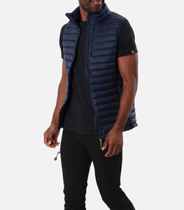 Essential Stand Collar Winterwear Zipper Winterwear <b>Puffer</b> <b>Jacket</b> For Men Classical <b>Waterproof</b> Sleeve Less Warm Soft <b>Jacket</b> - Product Image 3