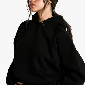 Sudadera con Capucha de Invierno para Mujer, de Manga Larga, 100% Algodón, con Logotipo Personalizado Serigrafiado de Alta Calidad OEM/ODM, Secado Rápido y Transpirable - Product Image 3