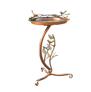 Hot Selling Garden Ornament <b>Bird</b> Bath Black Color Lawn Decorative <b>Bird</b> Feeder <b>Stand</b> for Outside Yard Decor in Bulk - Product Image 5