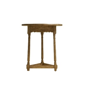 Table basse rétro Wabi-Sabi Country américaine Console d'angle en bois massif pour hôtel appartement salon Tables console - Product Image 1