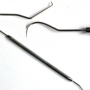 Détartreur dentaire en acier inoxydable de haute qualité, instruments à double extrémité, Pakistan, alimentation manuelle, prix raisonnable, certifié CE - Product Image 1