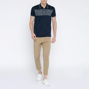 Personnalisable de haute qualité respirant hommes polos réguliers hommes T-shirts à manches courtes 100% coton pour l'été - Product Image 5