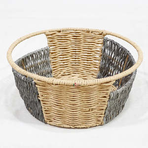 Plateaux en rotin PP tressé, très vendus, pour le rangement des fruits, des collations, etc., pour la maison ou le bureau - Product Image 1