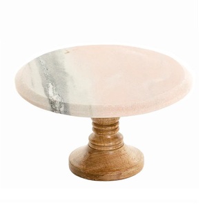 Lujoso soporte para pasteles Acabado en níquel Soporte para pasteles de frutas Royal Look Ecológico Hogar Fiesta de cumpleaños Celebración Servidor de pasteles - Product Image 4