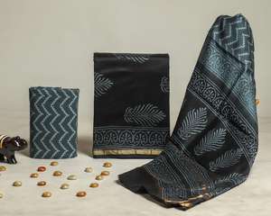 Tela de Algodón Premium con Estampado Floral Pastel para Vestidos, Material sin Coser para Trajes Étnicos de Verano, Venta al por Mayor, Conjunto Salwar para Niñas Indias - Product Image 3