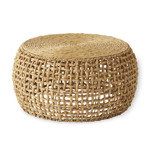 Mesa auxiliar de jacinto de agua para sala de estar, precio al por mayor, mesas auxiliares de fibra natural más vendidas - Product Image 3