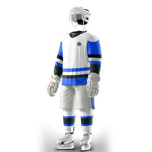 Uniformes de Hockey sobre Hielo 2025 Cómodos, Transpirables y Ecológicos, 100% Poliéster, Precio Bajo, Venta Caliente, Impresión de Logotipo Personalizado - Product Image 4