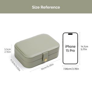 Wholesale Travel Jewelry Case Jewelry Organizer for Necklace Rings Bracelet <strong>Earrings</strong> <strong>Holder</strong> Portable Jewelry <strong>Boxes</strong> for Women - Product Image 6
