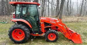 Achetez un nouveau tracteur L3560 à vendre, tracteur à roues 4x4, transmission par engrenages, 35 CV, tracteur utilitaire agricole multifonctionnel avec pelle avant - Product Image 3