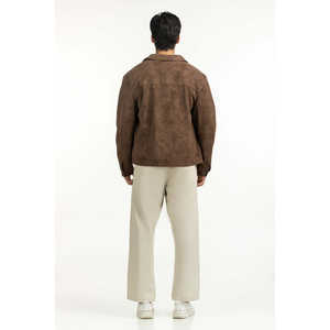 Chaqueta Casual Reversible con Cuello Alto y Cremallera, Acolchada e Impermeable, para Otoño/Primavera, Modelo MN-JKT-WS25-104, Corte Regular - Product Image 5