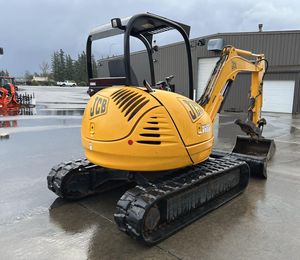 Retroexcavadora JCB 804 Usada/Nueva 2008 con Cuchilla Recta, Pulgar Hidráulico, Sistema Wain Roy Connect, Dos Cucharones, 45HP - Product Image 1