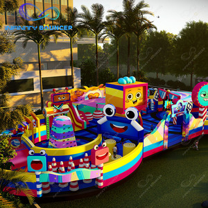 <span class=keywords><strong>2025</strong></span> thiết kế mới tùy chỉnh thương mại ngoài trời sân chơi bơm hơi người lớn và trẻ em carton Chủ Đề Công viên giải trí bơm hơi để bán - Product Image 1