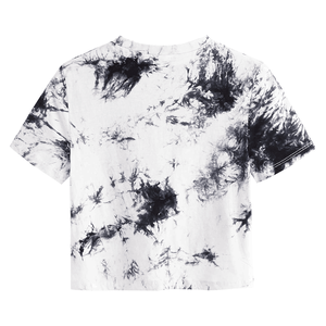 เสื้อครอปแขนสั้นสำหรับผู้หญิงเสื้อยืดคอกลมทรงหลวมเสื้อครอปผ้าฝ้ายระบายอากาศได้ดีเสื้อลำลองวางไหล่ขายส่งฤดูร้อน - Product Image 2