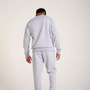 Ensemble de survêtement deux pièces personnalisé avec logo, dernier design 2026, en polyester de qualité, molleton technique, sweat à capuche zippé intégral pour homme - Product Image 2