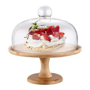 Top Trending Standard Quality Round Shaped Wooden Single Tier <b>Cake</b> <b>Stand</b> for Cup <b>Cake</b> Dessert Server Custom Size Lowest Price - Product Image 3