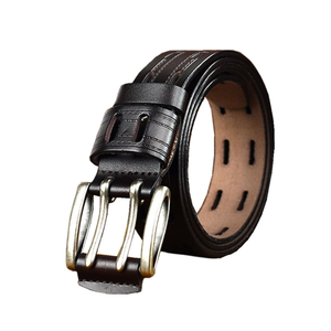 เข็มขัดหนังแท้สุดหรูมีลายนูนและขนาดเลือกยี่ห้อได้ตามต้องการ - Product Image 1