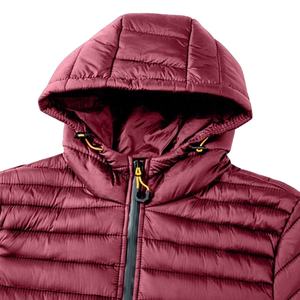 แจ็กเก็ตขนเป็ดน้ำหนักเบาของผู้ชายเสื้อฮู้ดระบายอากาศกันน้ำสีพื้นไซส์ใหญ่พิเศษสำหรับ2026ฤดูหนาว - Product Image 3