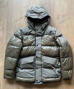 Chaqueta acolchada personalizada de alta calidad Unisex, chaqueta acolchada ajustada de estilo Vintage con cuello levantado, logotipo personalizado bordado para invierno - Product Image 1