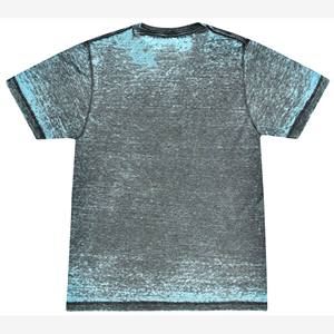 Camiseta personalizada de gran tamaño 100% de algodón para hombre, Camiseta de punto formal con gráfico de talla grande holgado con patrón sólido vintage lavado ácido pesado - Product Image 6