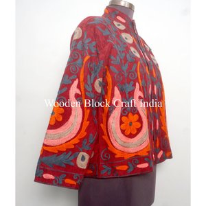 Chaqueta Bordada en Oferta, Chaqueta Cotrice Hecha a Mano para Mujer, Ropa de Playa Bohemia, Ropa Elegante para Festivales, Regalo Único para Ella, Borde Libre - Product Image 4