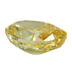 Diamante amarillo sintético corte ovalado 8.65ct - Product Image 3