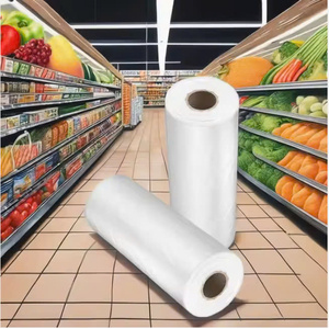 Bolsas de plástico de grado alimenticio de tamaño personalizado bolsa de plástico transparente para frutas y verduras - Product Image 1