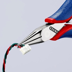 For KNIPEX Electronics Gripping <b>Pliers</b> 115 mm Overall Length Flat Round Jaws Shape 2 Multi-Component Handles - Product Image 5