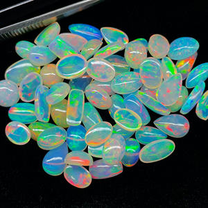 Lot de formes mélangées d'opale éthiopienne naturelle Multi Flashy Welo Opal Gemstone - Product Image 5