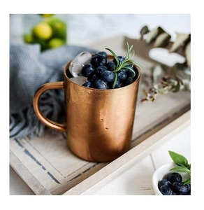 Mug à bière en cuivre au design antique, finition unique, vente en gros, fabricant et exportateur de mugs en cuivre finis - Product Image 1