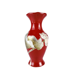 Vase en laque traditionnelle fait à la main du Vietnam artisanat en matériau naturel pour le stockage quotidien Sale-LV6007 chaude - Product Image 1