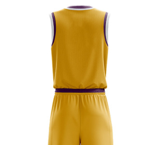 เสื้อบาสเก็ตบอลแบบมืออาชีพเสื้อทีมโพลีเอสเตอร์ระบายอากาศพิมพ์โลโก้ได้ตามต้องการ - Product Image 3