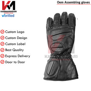 Gants de motoneige en cuir de qualité supérieure Gauntlet Cuff Protection contre le froid Motoneige Ski Sports d'hiver Durable Imperméable - Product Image 3