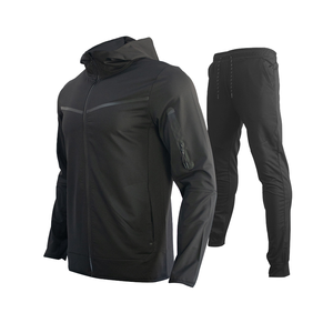 Vêtements de sport de fitness pour la salle de sport, survêtement technique en molleton pour hommes, ensemble deux pièces, survêtement de jogging pour hommes - Product Image 1