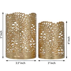 Impressionnant qualité moderne luxe argent métal Design attrayant porte-lumière de thé votif bougeoir réutilisable noir fini maison - Product Image 3