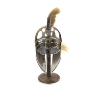 Cordon de fer fait à la main du casque d'armure d'anneau avec casque d'armure antique de cuivre pour le casque d'armure médiéval en gros