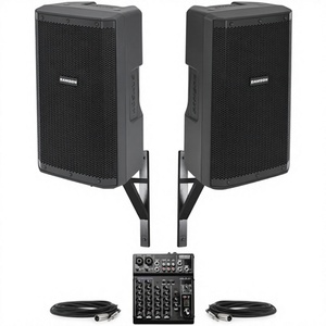 AUTÉNTICO Sistema de Sonido para Iglesia con Entrega a Domicilio, con 2 Altavoces RS110A de Montaje en Pared y Mezclador USB ART de 6 Canales con Subwoofer - Product Image 1