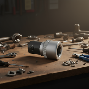 Hazet Extra Short Square 1/2'' Screwdriver <b>Socket</b> Hexagonal with Knurling Wrench Product - Product Image 3